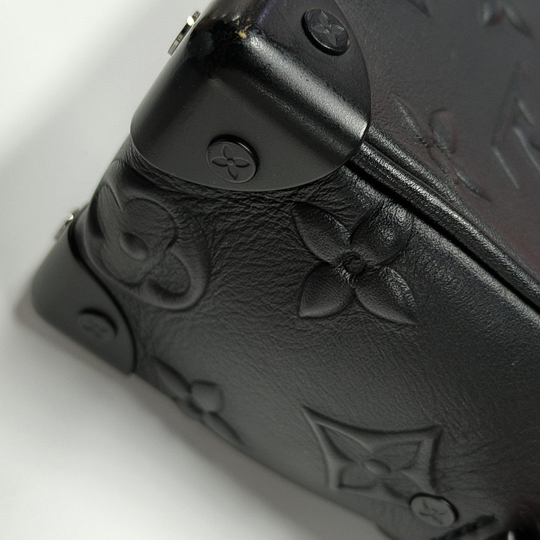 SOFT TRUNK Mini Calfskin Black