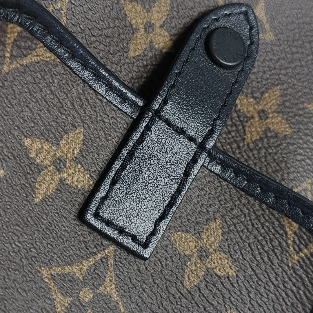 CHRISTOPHER Monogram Coated Canvas Brown