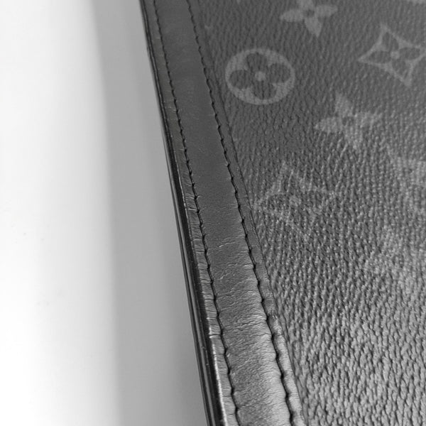 Pochette Voyag MM Monogram Coated Canvas Black
