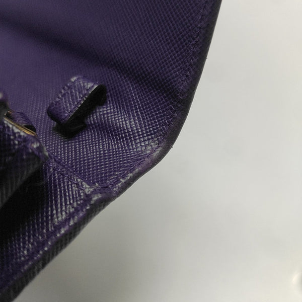 Calfskin Shoulder Bag Purple