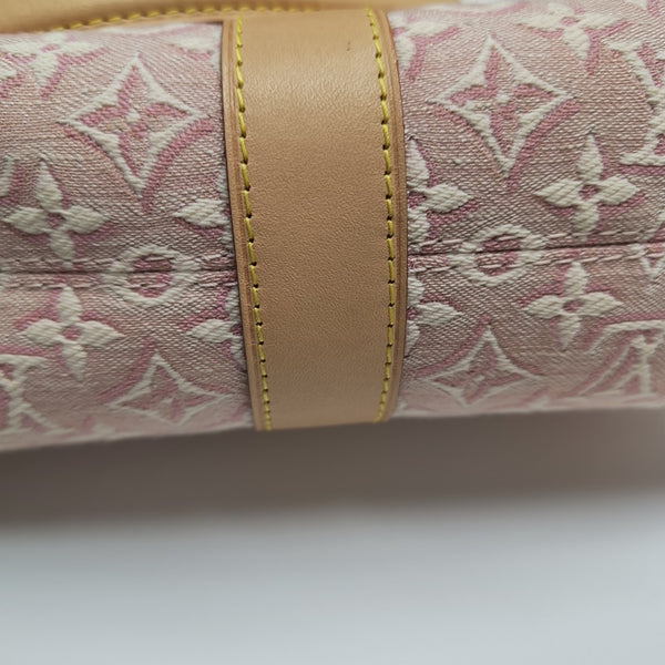 Pochette Mia Monogram Fabric Pink