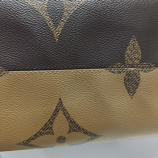 ONTHEGO MM Monogram Coated Canvas Brown