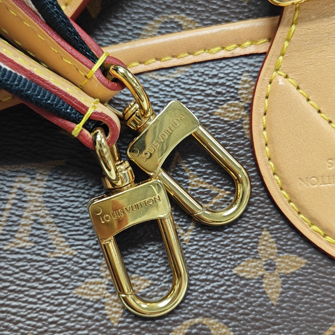 DIANE Monogram Coated Canvas Brown