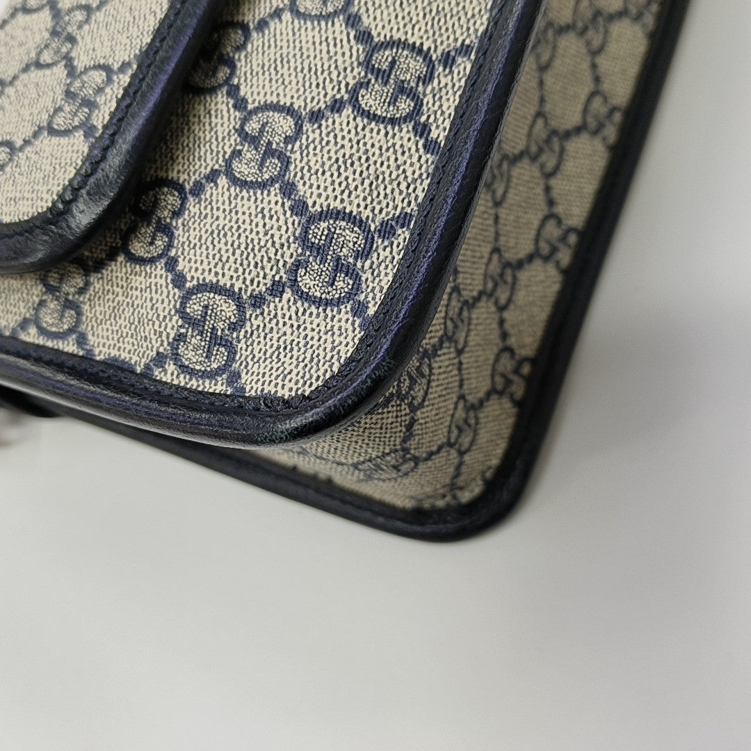 Retro Monogram Coated Canvas Blue