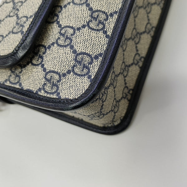 Retro Monogram Coated Canvas Blue