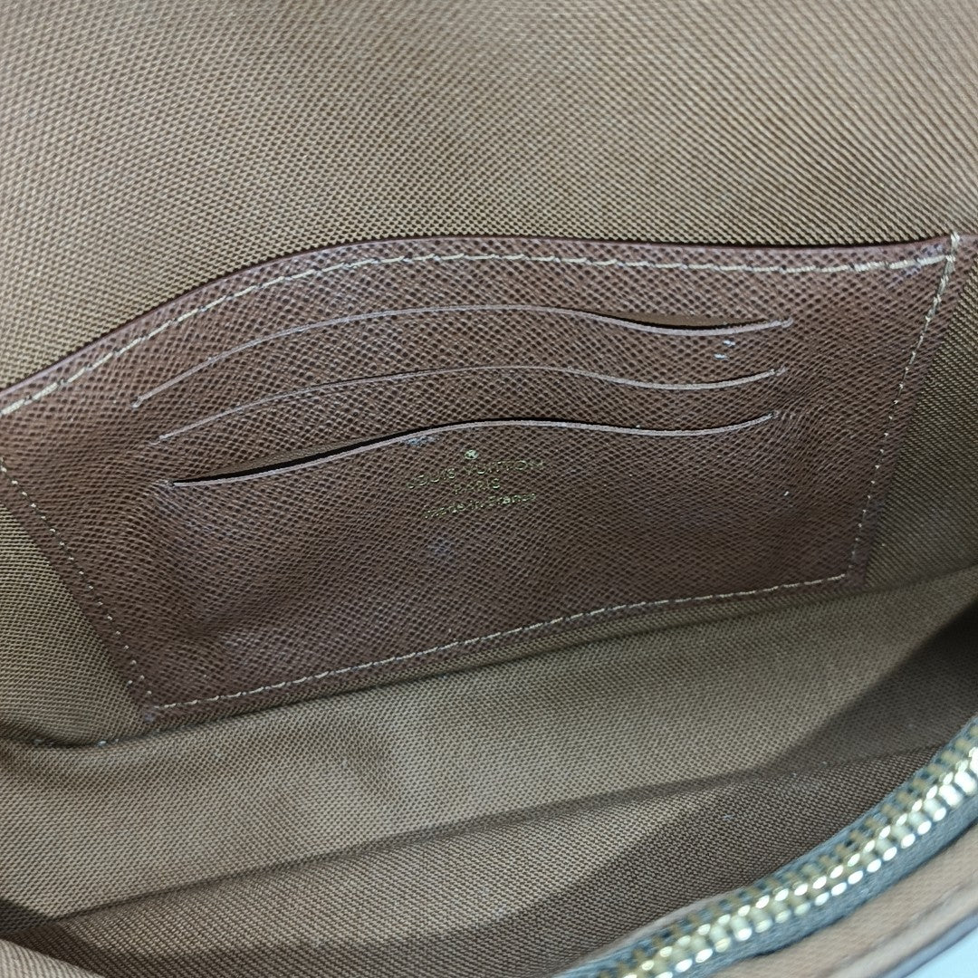 IVY Monogram Coated Canvas Brown