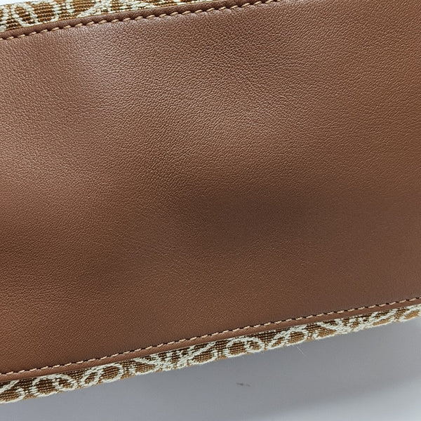 Monogram Canvas Top Handle Bag Brown