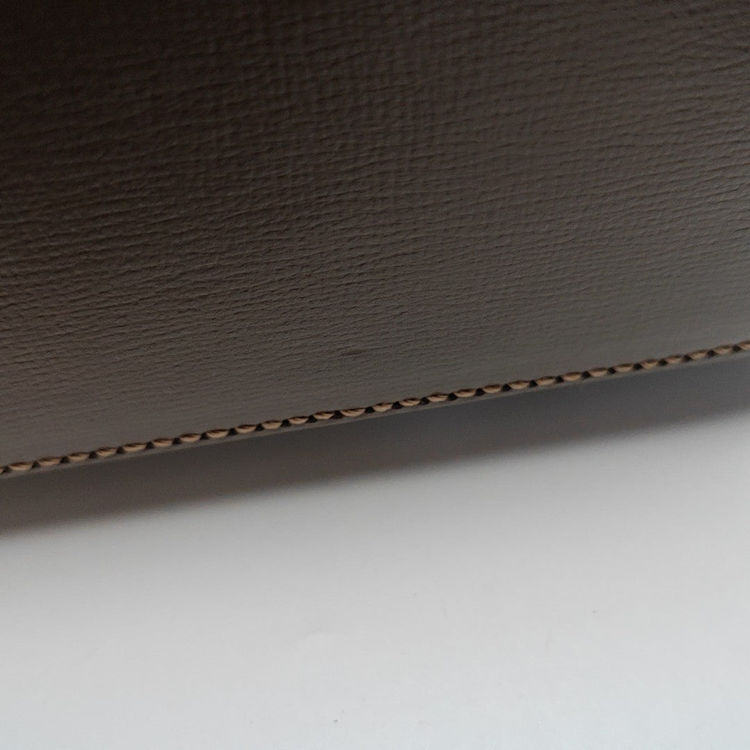 Monogram Coated Canvas Shoulder Bag Beige