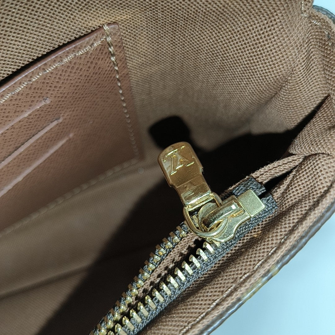 IVY Monogram Coated Canvas Brown