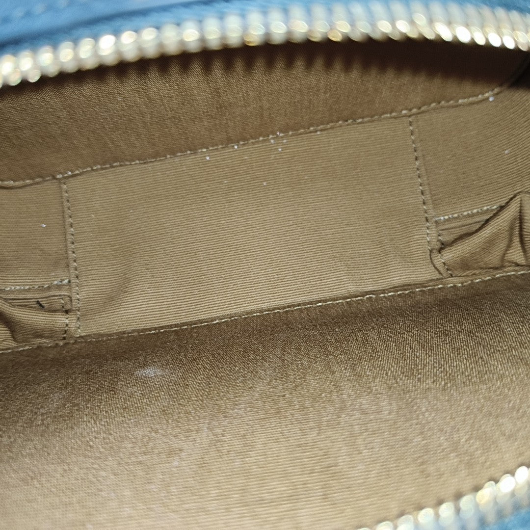 TRIOMPHE Small Coated Canvas Brown