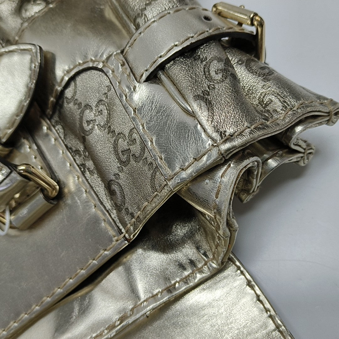 Queen Monogram Calfskin Gold