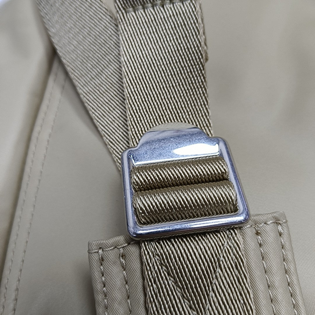 The Rucksack Small Nylon Beige