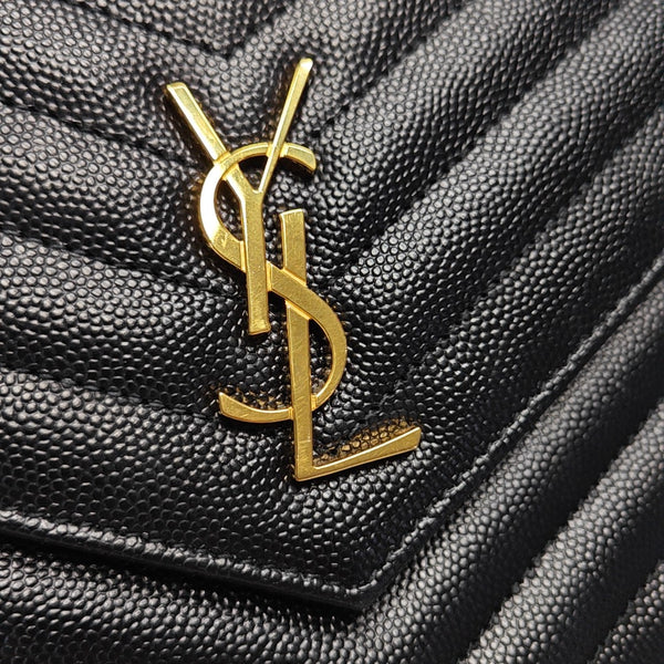 MONOGRAM WOC Chevron Calfskin Black