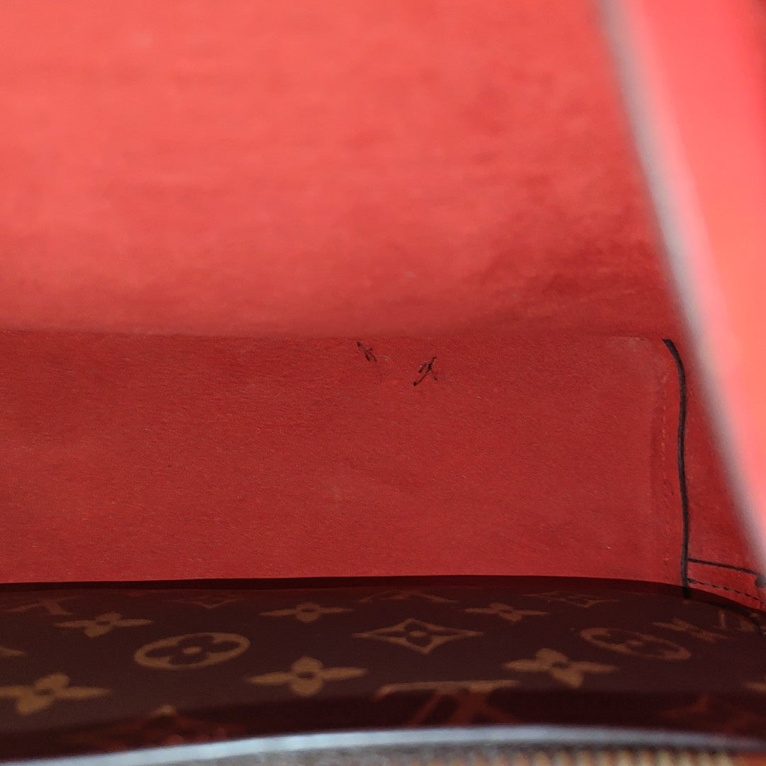 NÉONOÉ MM Monogram Coated Canvas Brown