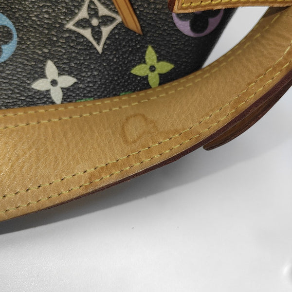 LV × TM NÉONOÉ MM Monogram Coated Canvas Black