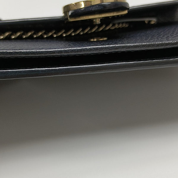 Interlocking G Small Calfskin Black