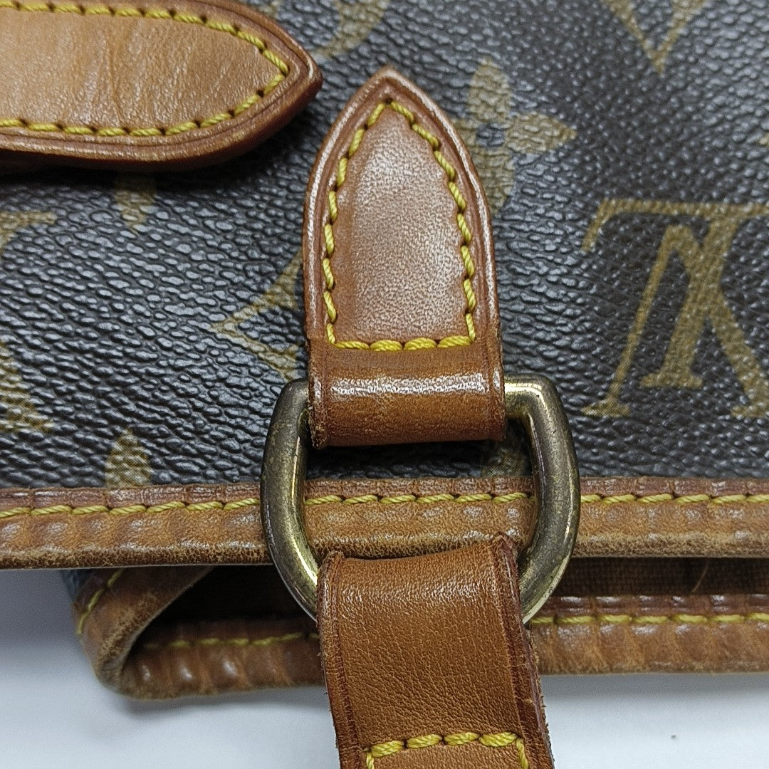 BATIGNOLLES MM Monogram Coated Canvas Brown