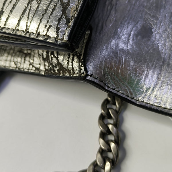 Miu Confidential Calfskin Silver