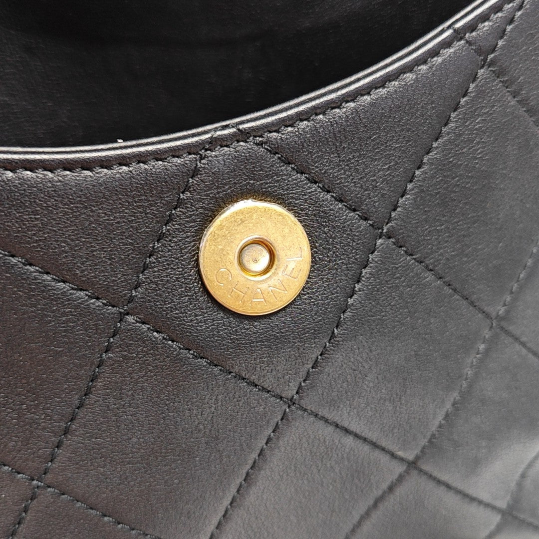 Quilted Calfskin Small Black