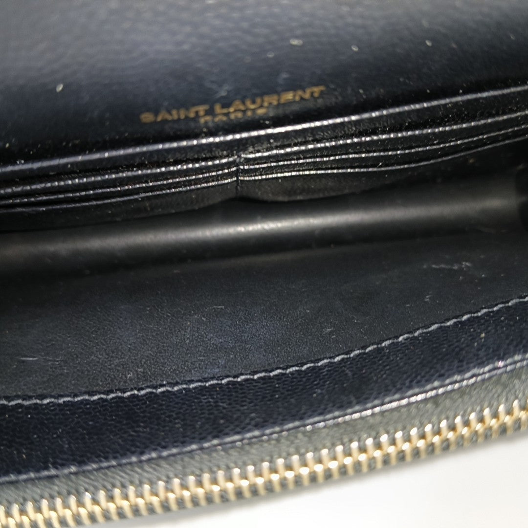 MONOGRAM WOC Chevron Calfskin Black