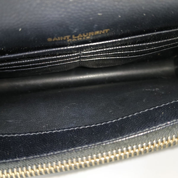 MONOGRAM WOC Chevron Calfskin Black