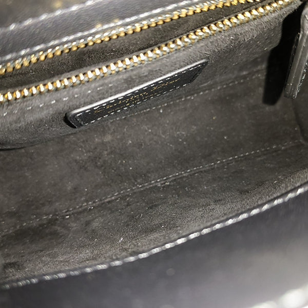 Lady Dior Mini Cannage Lambskin Black
