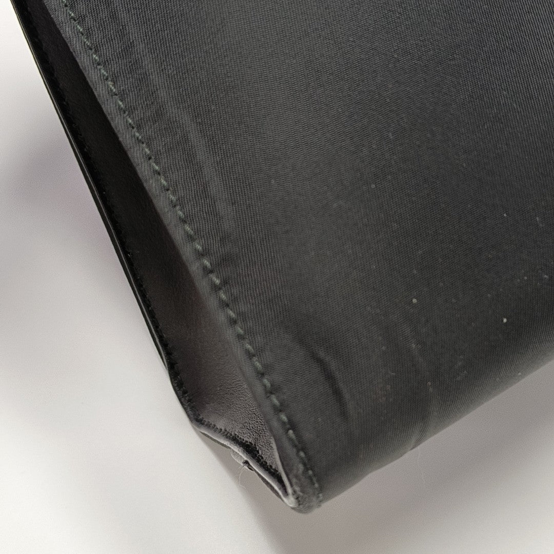 Nylon Shoulder Bag Black