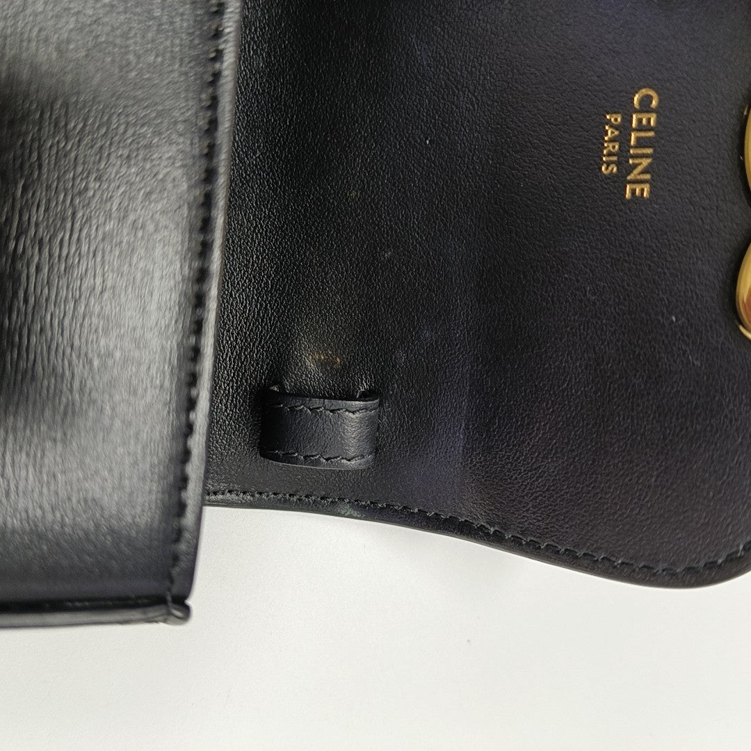 TRIOMPHE Mini Calfskin Black