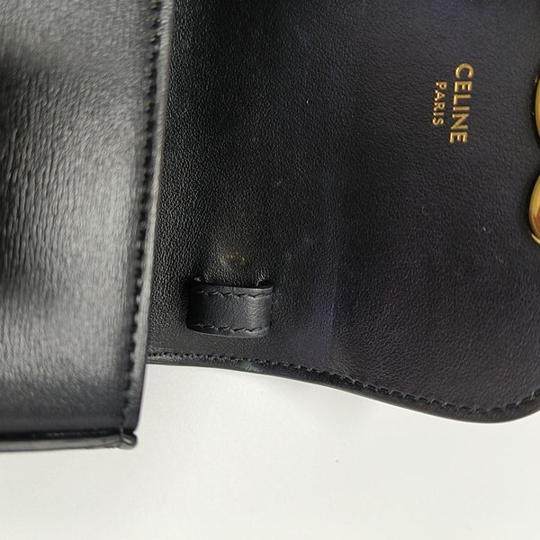 TRIOMPHE Mini Calfskin Black