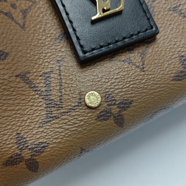 ATLANTIS PM Monogram Coated Canvas Brown