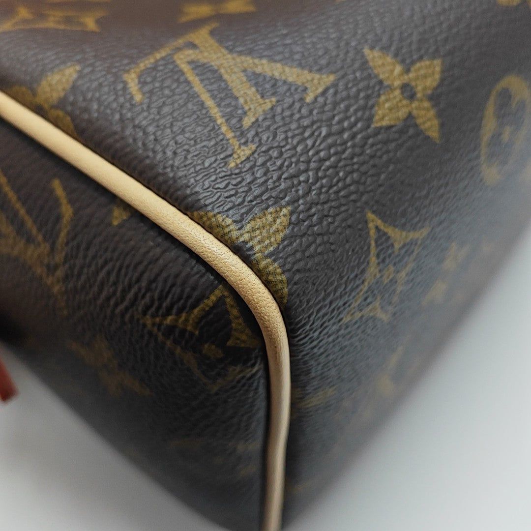 SPEEDY 20 Monogram Coated Canvas Brown