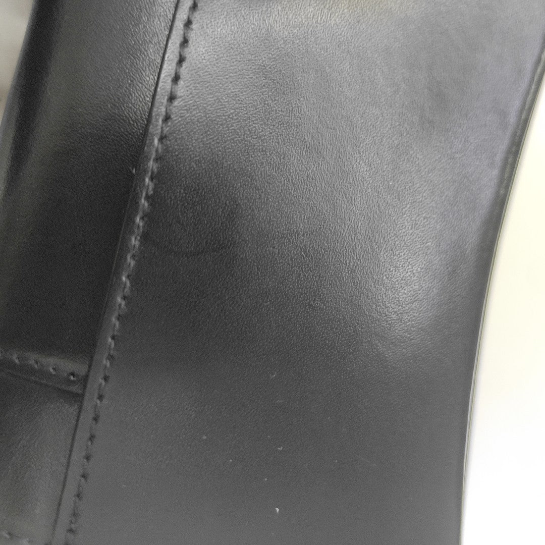 Hourglass Mini Calfskin Black