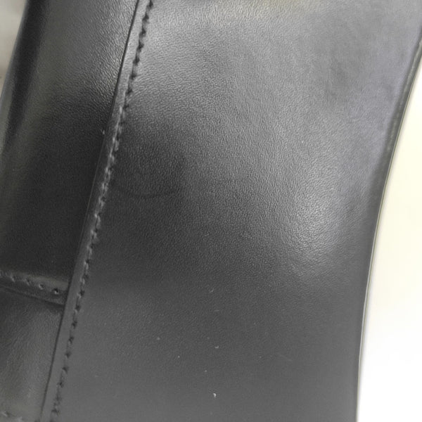 Hourglass Mini Calfskin Black