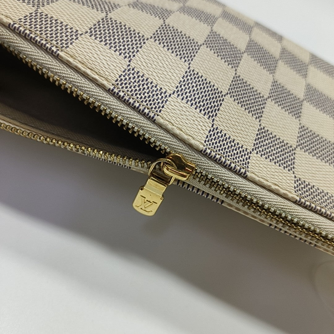 ACCESSOIRES GM Damier Azur Coated Canvas White