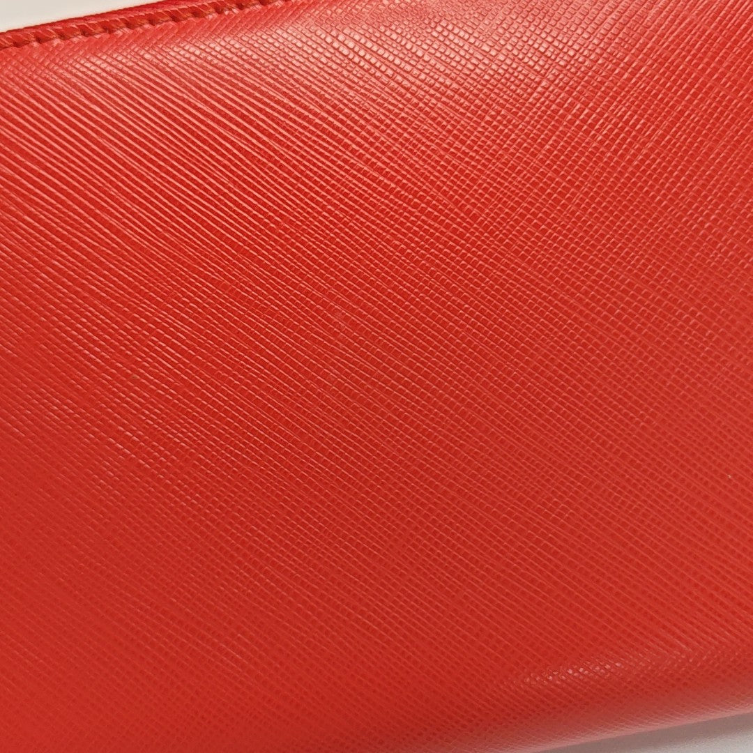 Gancini Calfskin Red Wallet