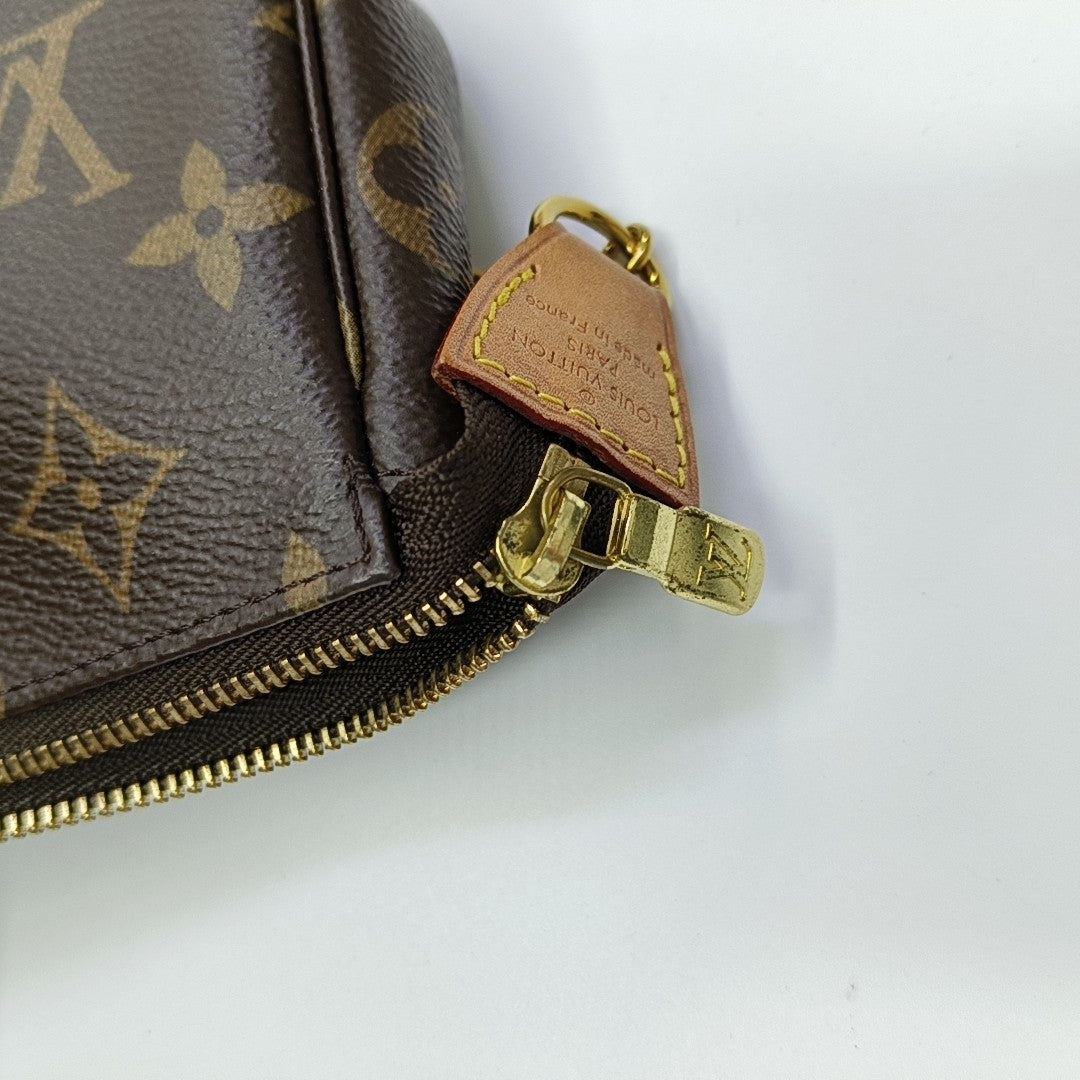 ACCESSOIRES Mini Monogram Coated Canvas Brown