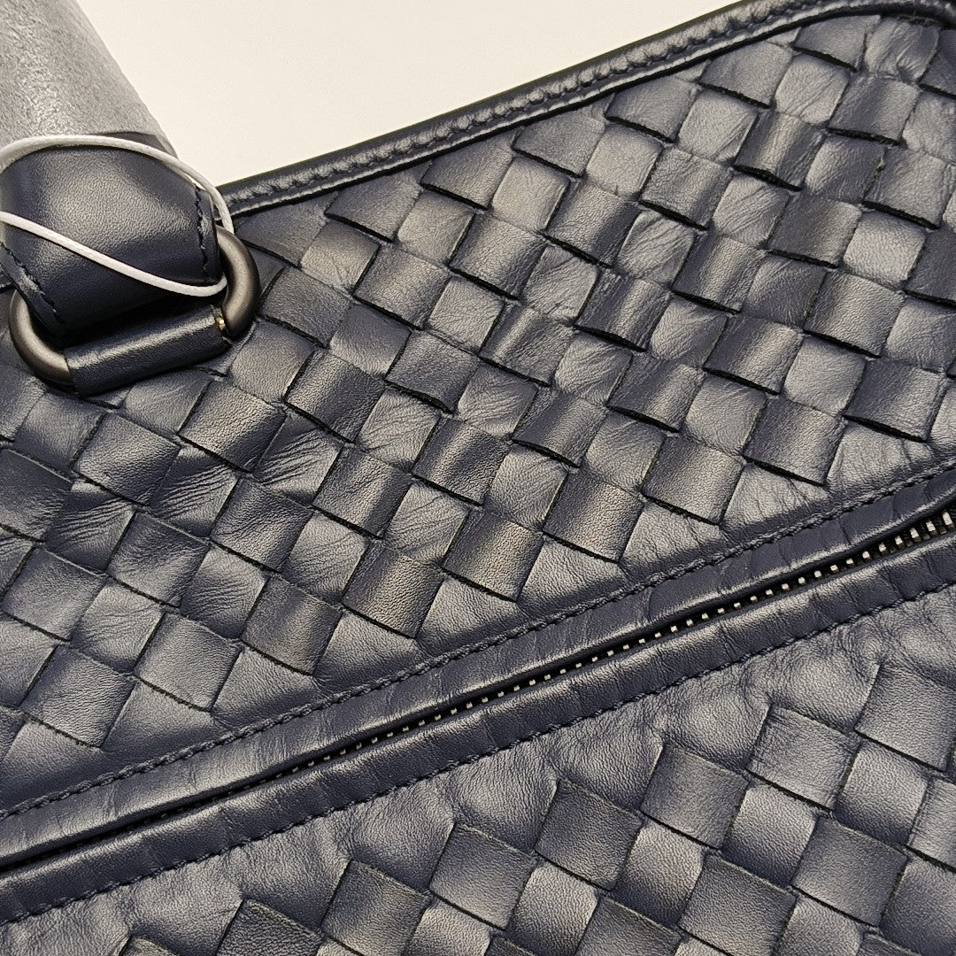 Calfskin Shoulder Bag Blue