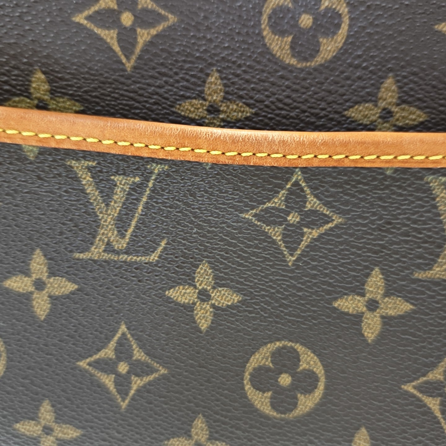 DEAUVILLE Monogram Coated Canvas Brown
