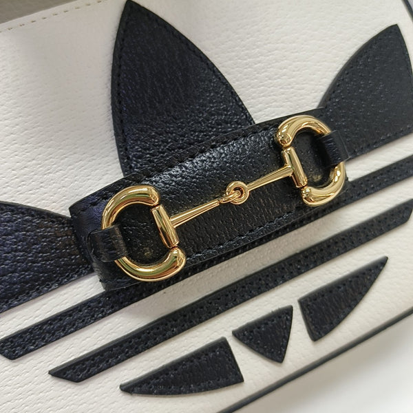 Authenticated pre-owned  Horsebit 1955 Mini Calfskin White - Shoulder Bag at Looply