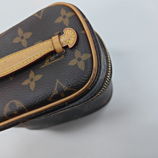 NICE Super Mini Monogram Coated Canvas Brown