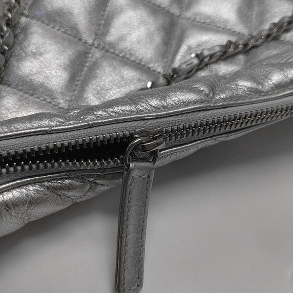 Quilted Calfskin Silver