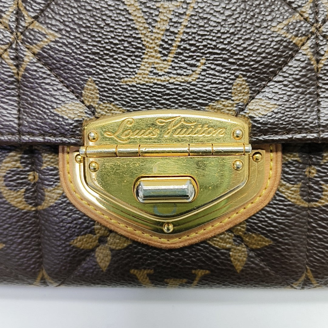 ETOILE Monogram Coated Canvas Brown Wallet