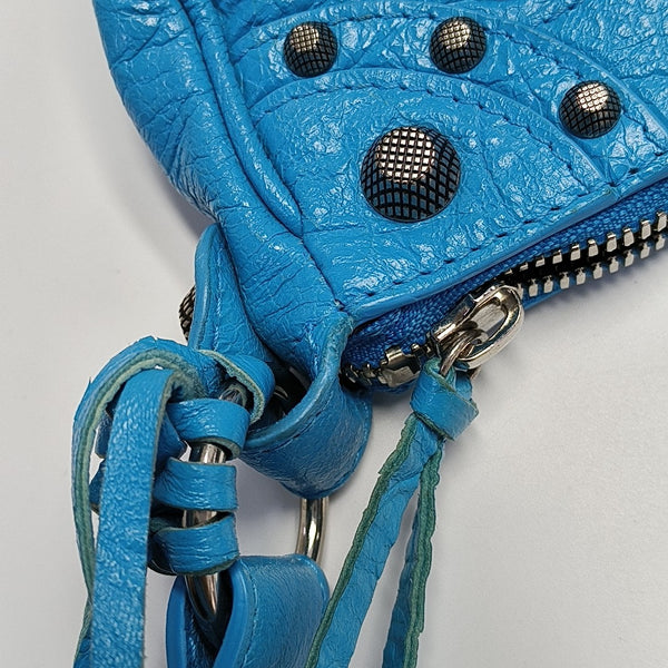 Le Cagole Mini Lambskin Blue