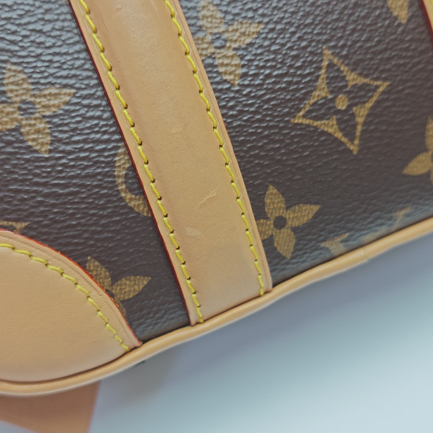 LUGGAGE Monogram Coated Canvas Brown