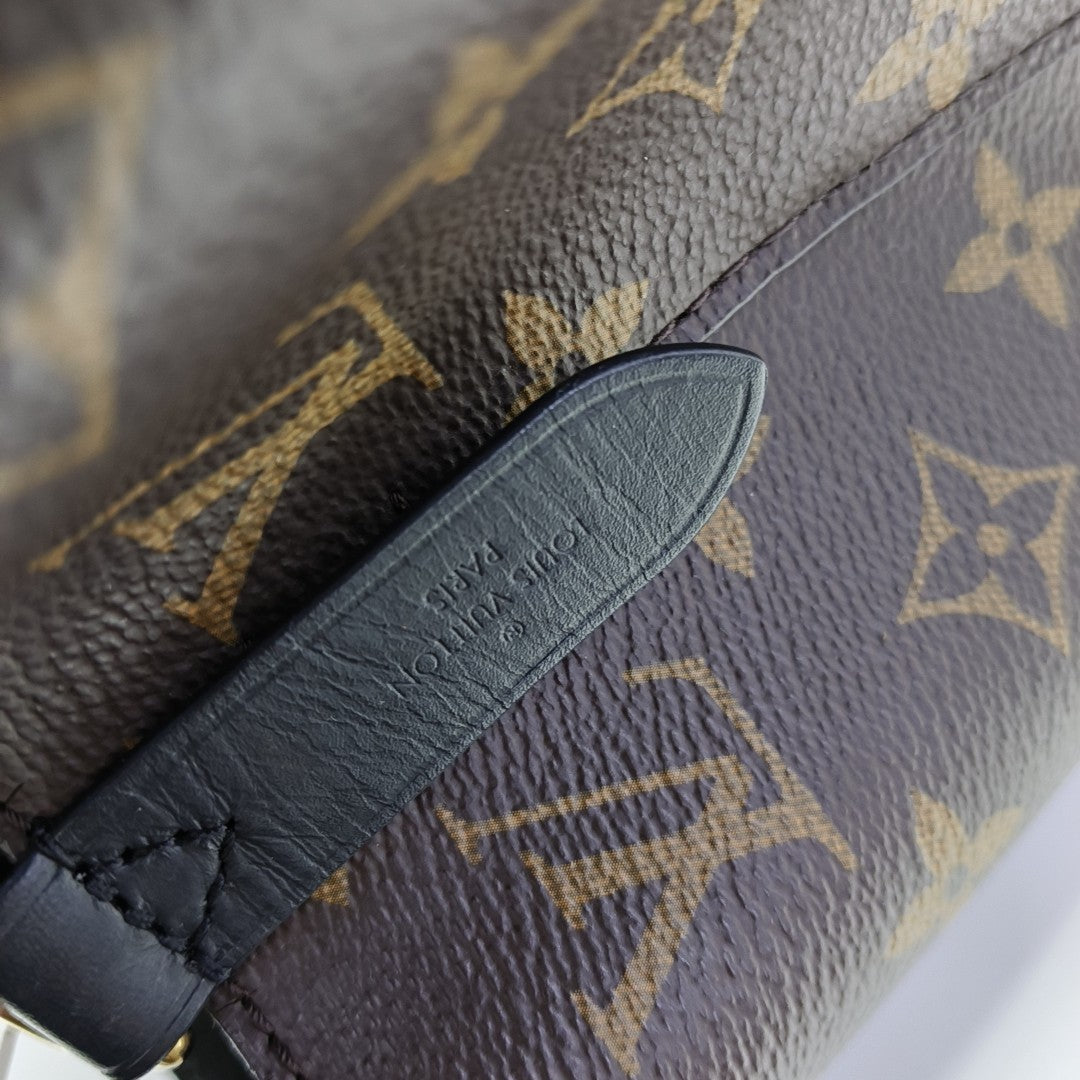 NÉONOÉ MM Monogram Coated Canvas Brown