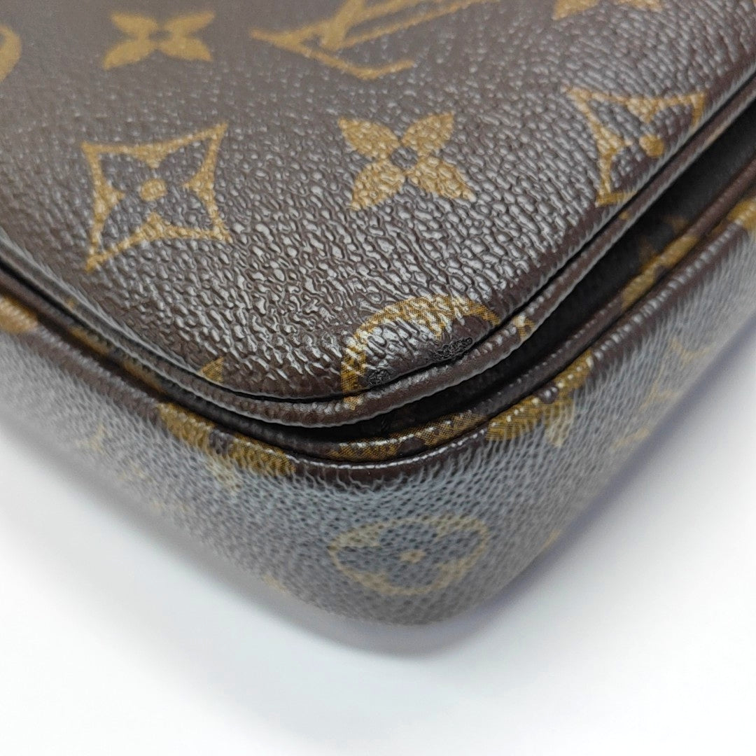 Authenticated pre-owned  MÉTIS MM Monogram Coated Canvas Brown - Crossbody Bag at Looply