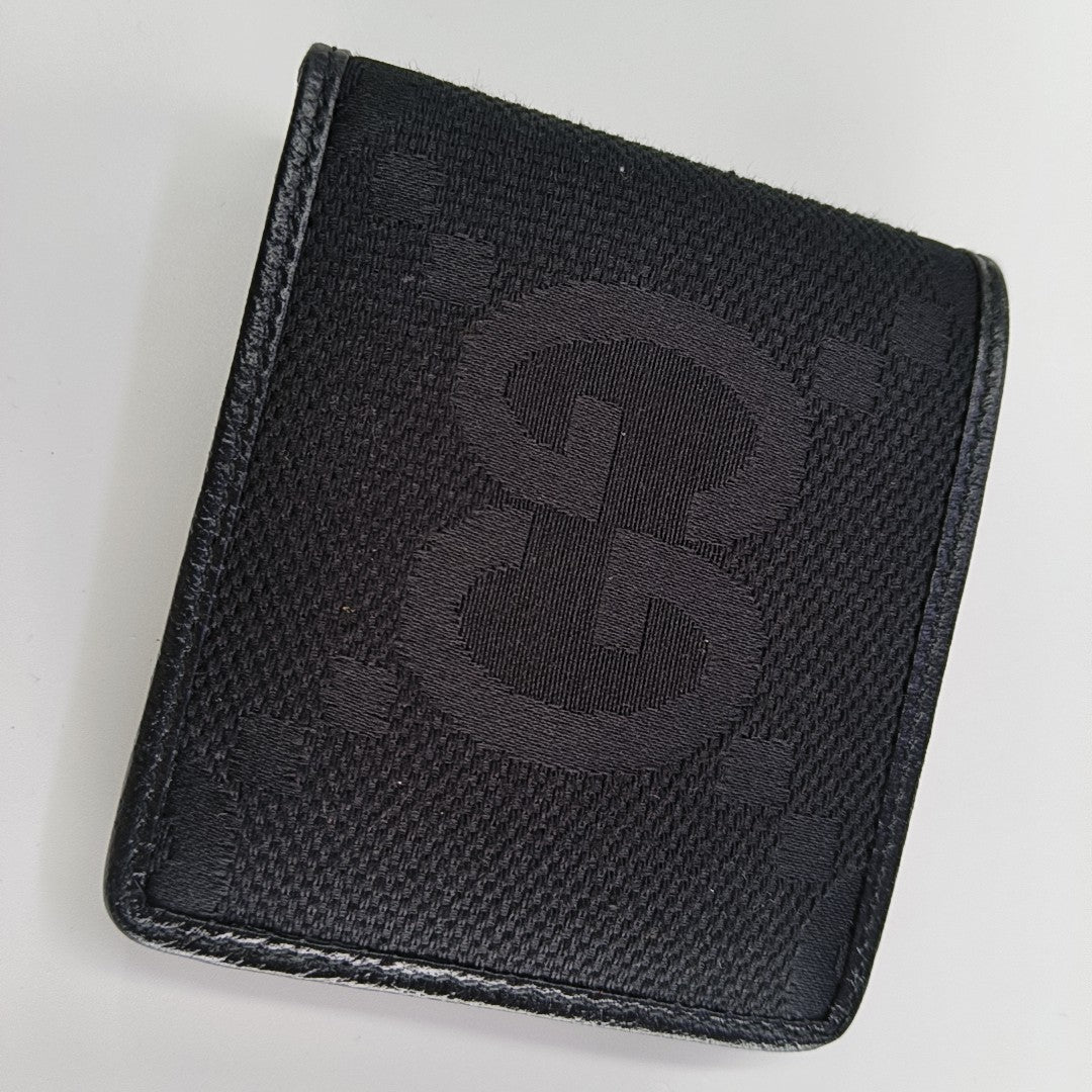 Monogram Calfskin Wallet Black