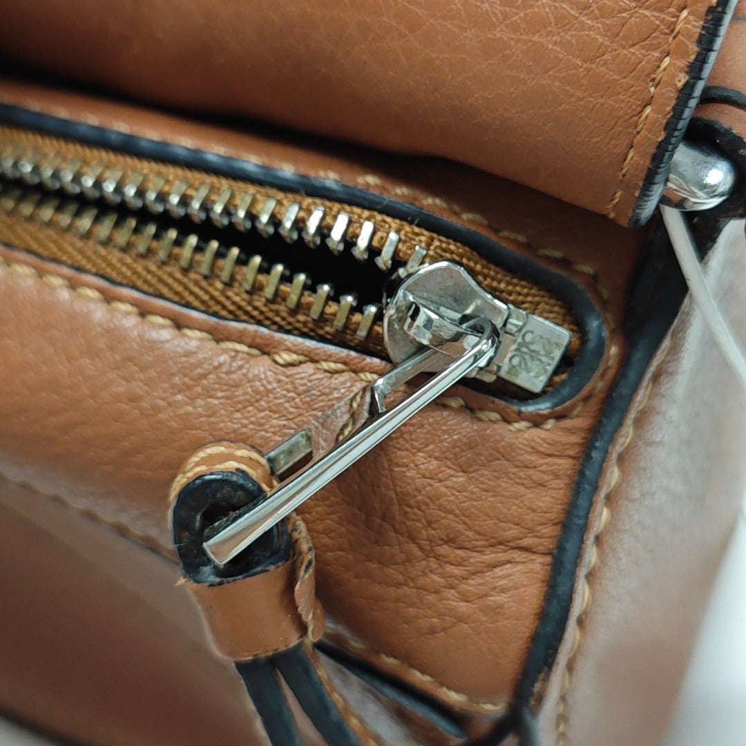 Puzzle Mini Calfskin Brown