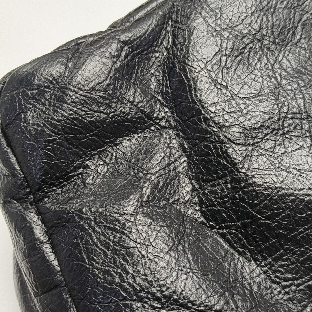 Monaco Small Calfskin Black