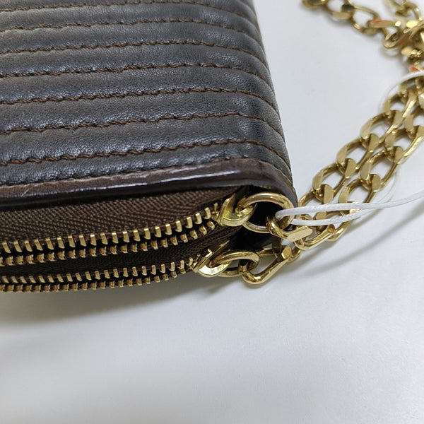Quilted Leather Wallet Black